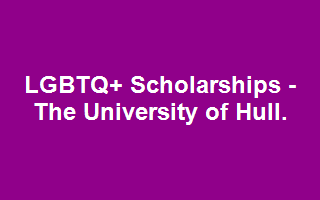 LGBTQ+ Scholarships - The University of Hull.